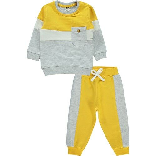 Baby Boy Suit 6-18 Months Yellow