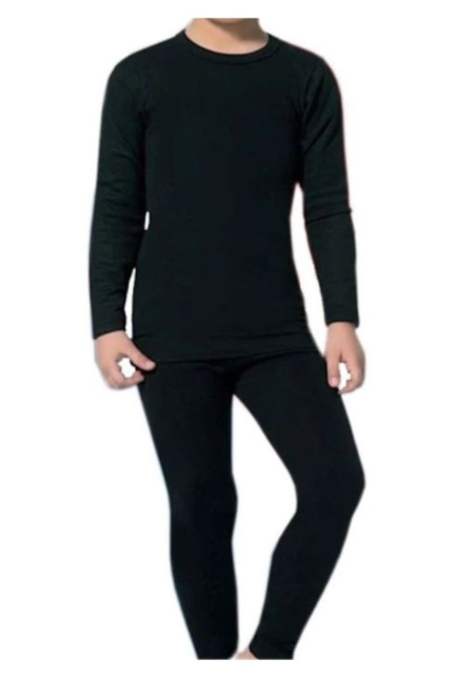 Boys Thermal Bottom Top Underwear Set 5-7 8-10 11-13