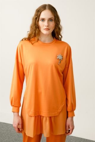 Ghisa Şifon Detaylı Sweat Shirt Pantolon Takımı MANGO