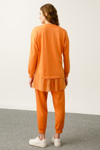 Ghisa Şifon Detaylı Sweat Shirt Pantolon Takımı MANGO