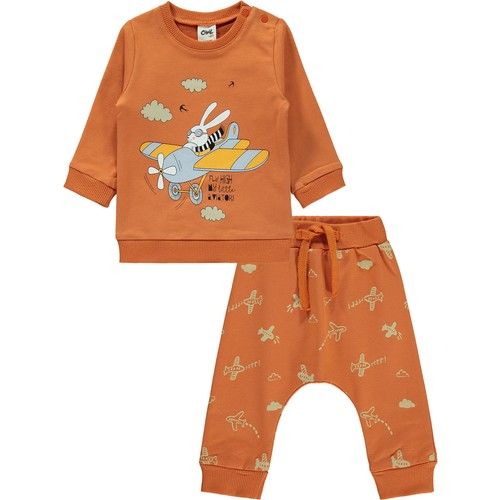 Baby Boy Suit 6-18 Months Orange