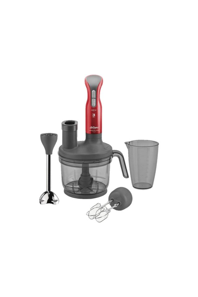 Multi Blender Set Red Color Color Electric Bilender Electric Bilender Ar1026 Prostick