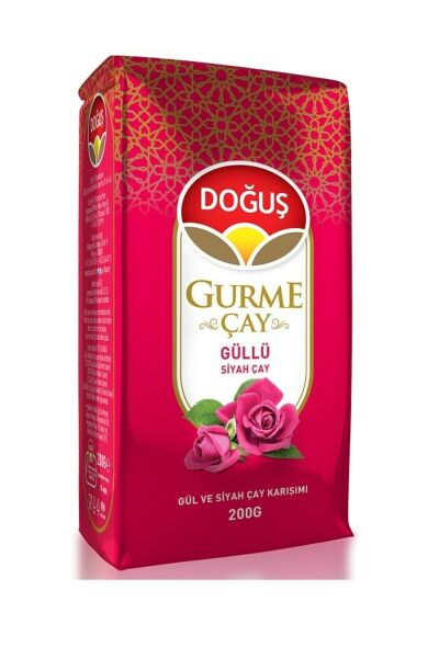 Gurme Güllü Siyah Çay 200 Gr