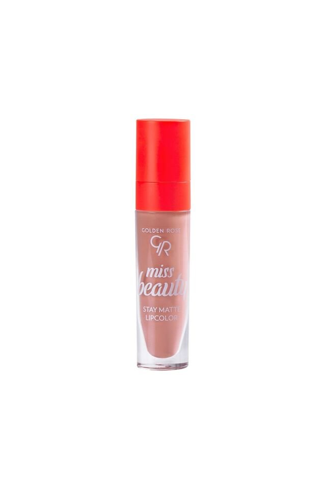 Dudak Likit Mat Ruj - Gr Mıss Beauty Stay Matte Lıpcolor No:01blush Nude