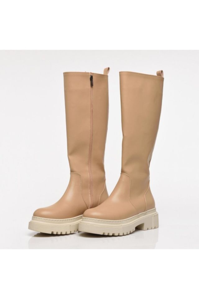 Beige Women's Boots