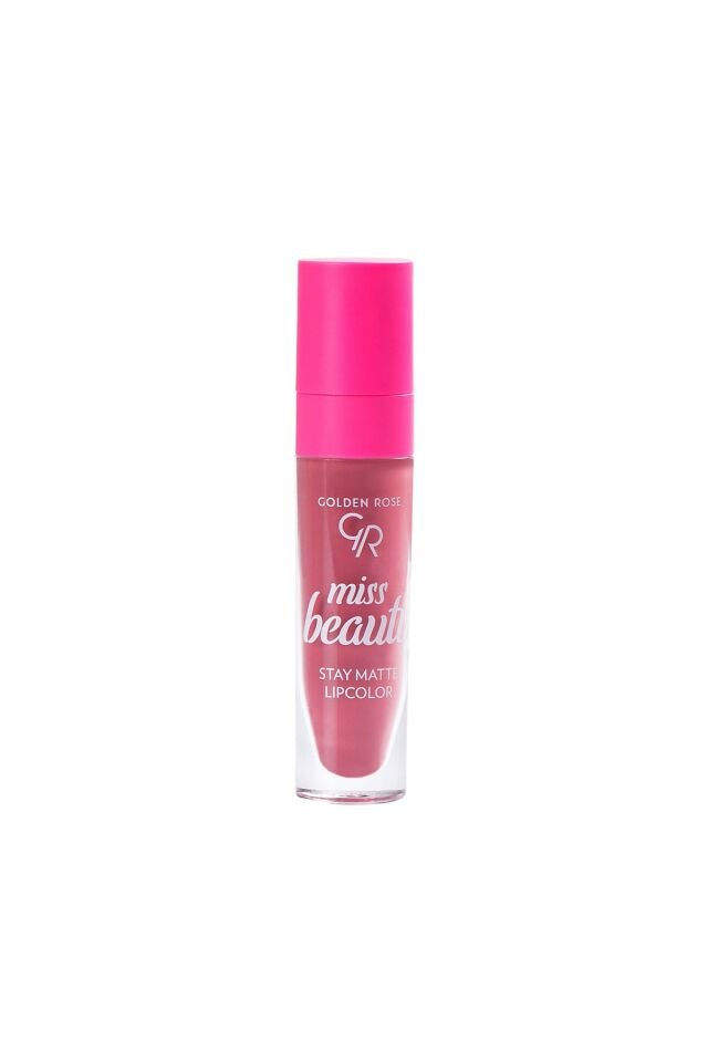 Dudak Likit Mat Ruj - Gr Miss Beauty Stay Matte Lipcolor No:03 rosewood