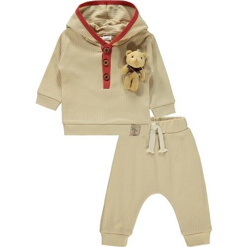 Baby Boy Suit 6-18 Months Stone Color