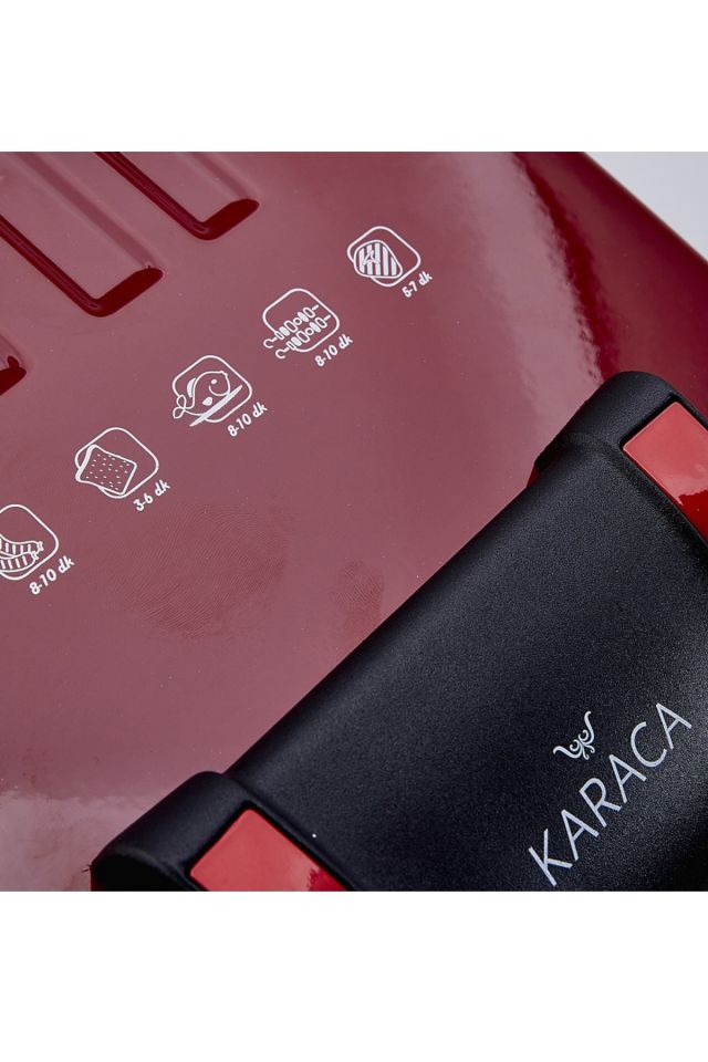 Future Granit Kırmızı Izgara Ve Tost Makinesi 1800w