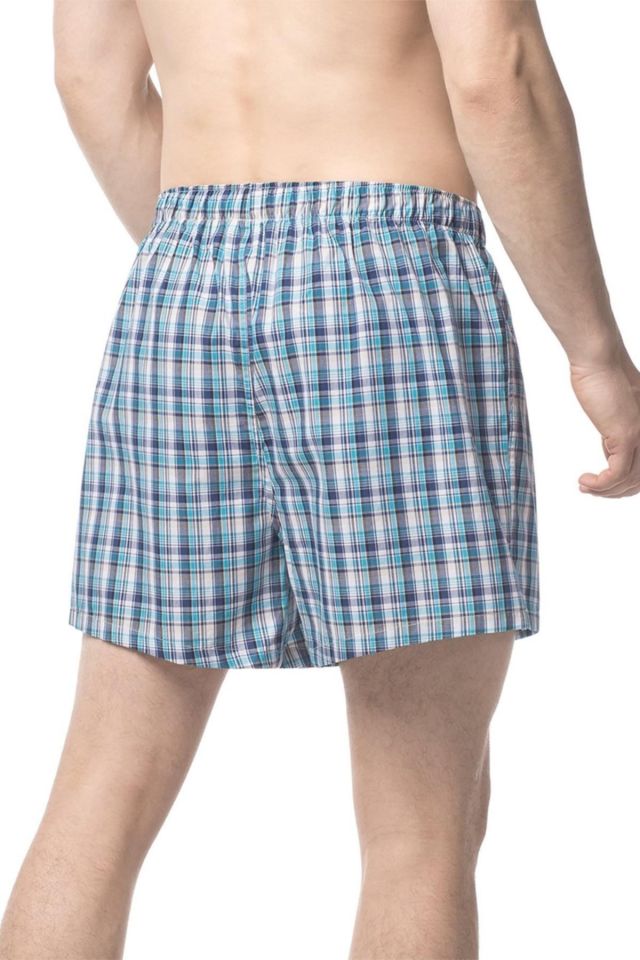 Büyük Beden Rahat Kalıp Pamuklu Klasik Erkek Poplin Boxer