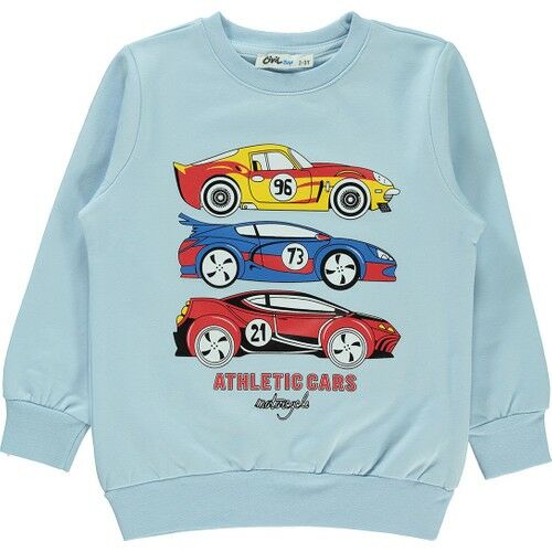 Erkek Çocuk Sweatshirt 2-5 Yaş Mavi