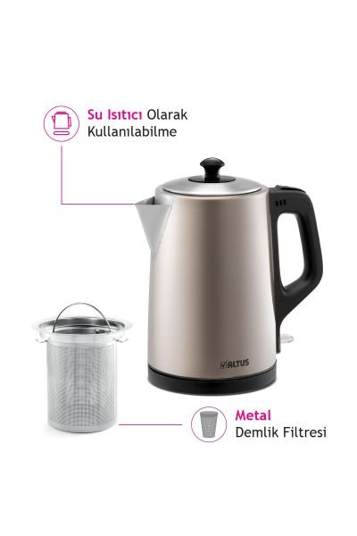 AL 795 D Inox Beige Tea Maker