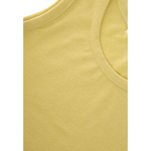 Zero Sleeve T-Shirt Ages 1-8 Light Yellow