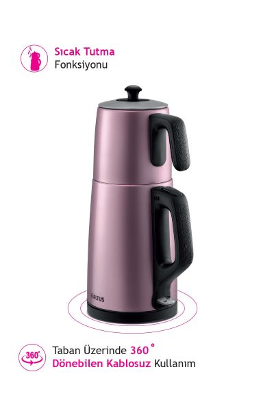 Altus E AL 795 P Inox Pembe Çay Makinesi