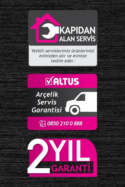 Altus E AL 795 P Inox Pembe Çay Makinesi