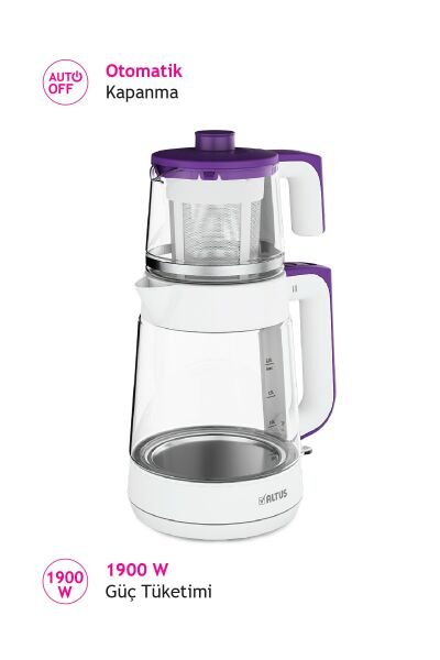 Al 796 B Glass Tea Maker White