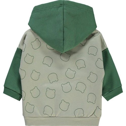 Baby Boy Hoodie 6-18 Months Khaki