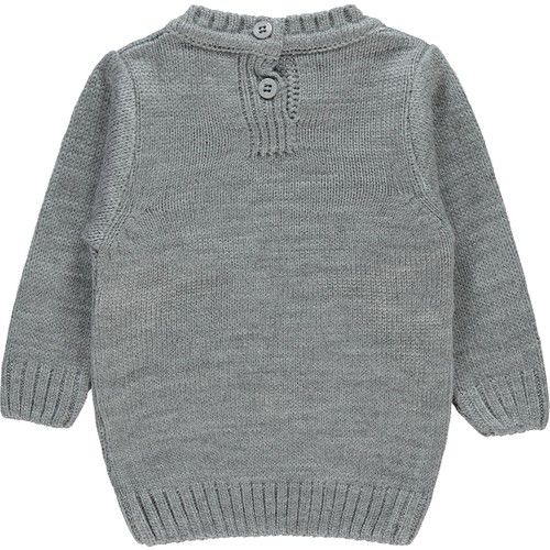 Baby Boy Sweater 6-18 Months Gray