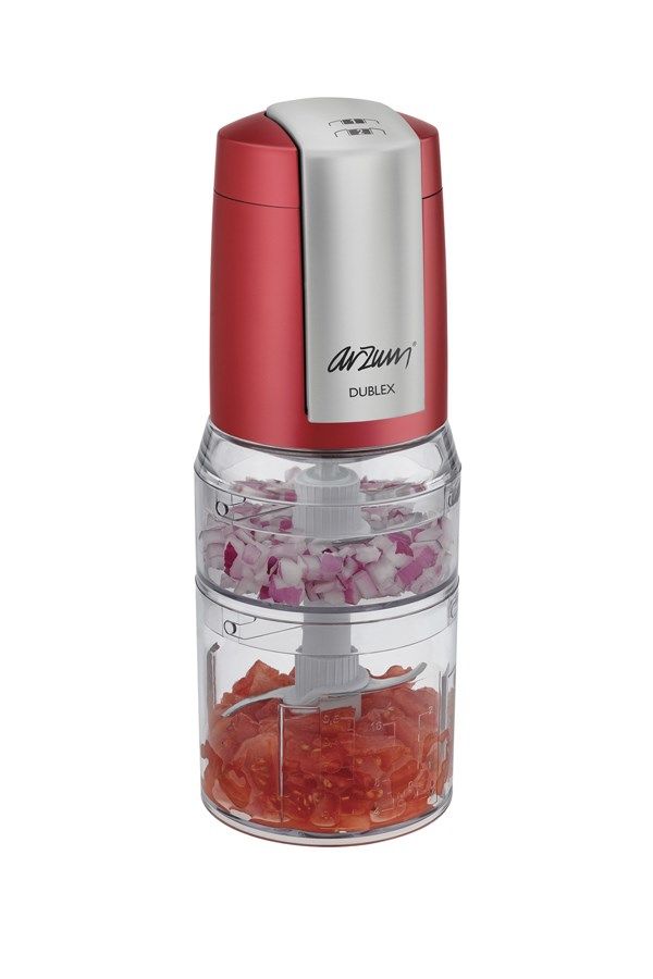 Duplex Double Bowl Chopper - Red