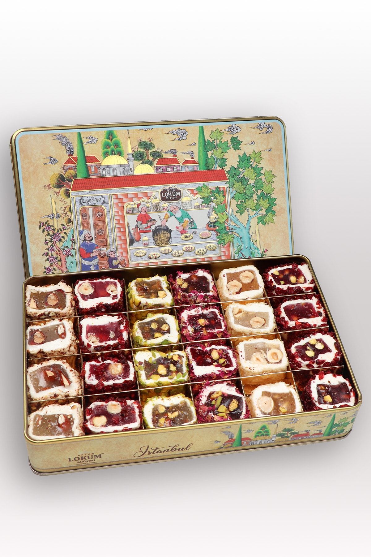 Hürrem Sultan Karışık Kuruyemişli Kokteyl Lokum 850 G