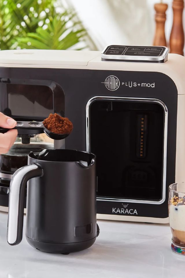 Karaca Hatır Plus+ Mod 5 in 1 Kahve Makinesi-Cream