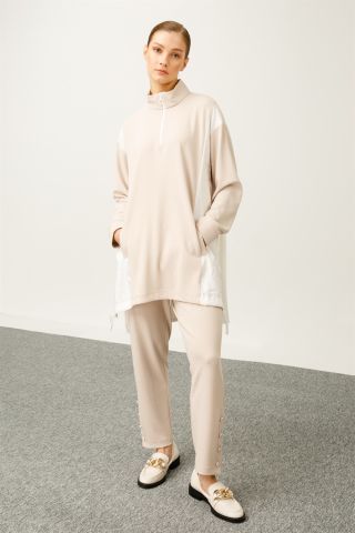 Ghisa Tunic Pants Set STONE