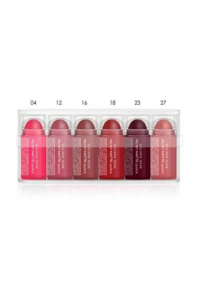 Mini Velvet Matte Lipstick Mix2 6x0.5g