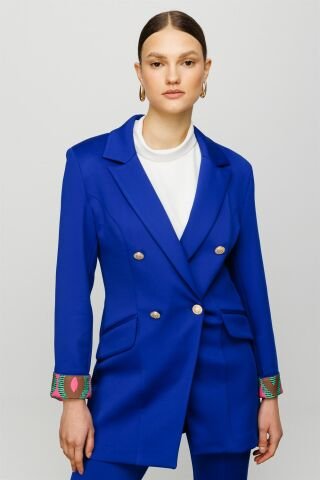 Ghisa Jacket Pants Set SAX