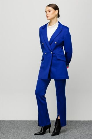 Ghisa Jacket Pants Set SAX