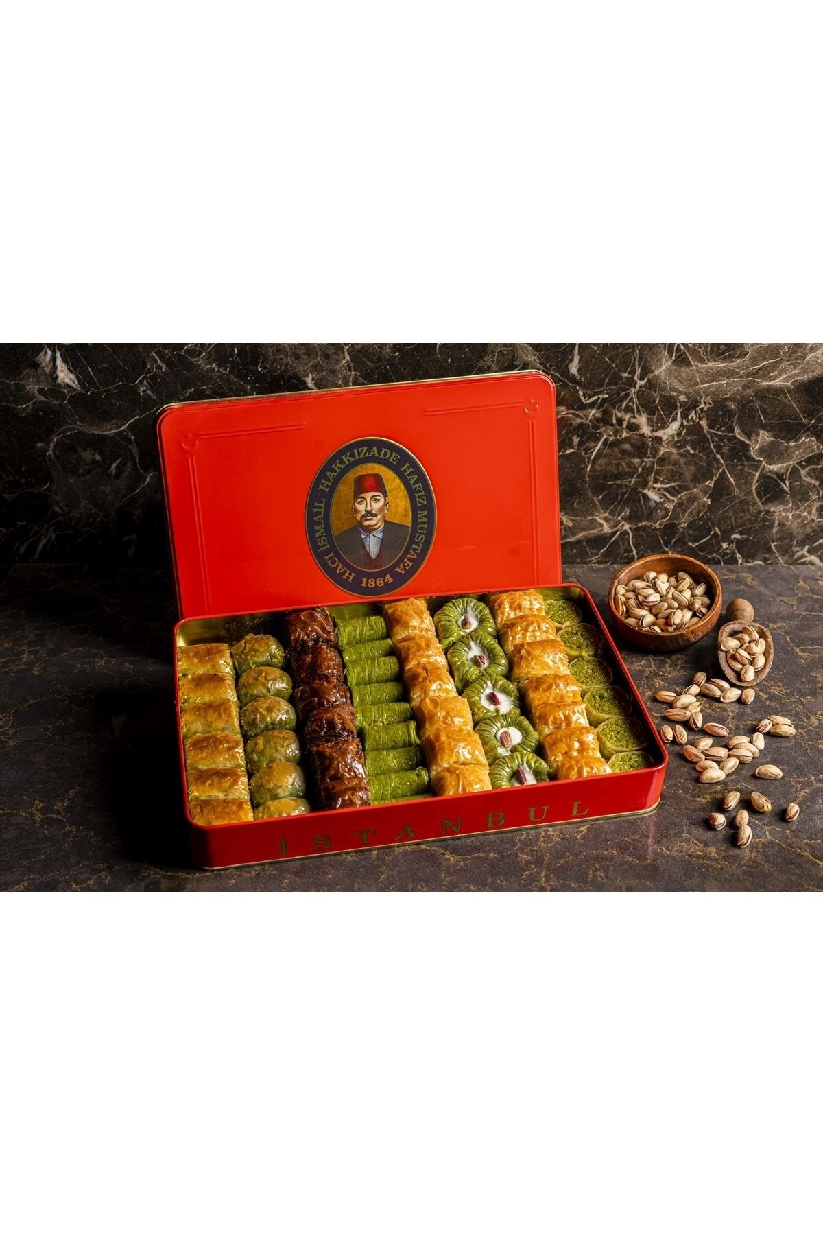 Fıstıklı Karışık Baklava (XL Kutu)