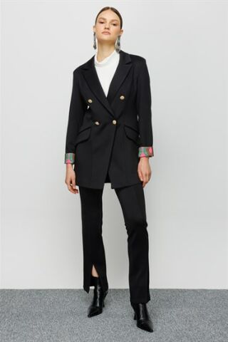Ghisa Jacket Pants Set BLACK