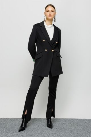 Ghisa Jacket Pants Set BLACK
