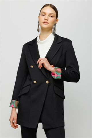 Ghisa Jacket Pants Set BLACK