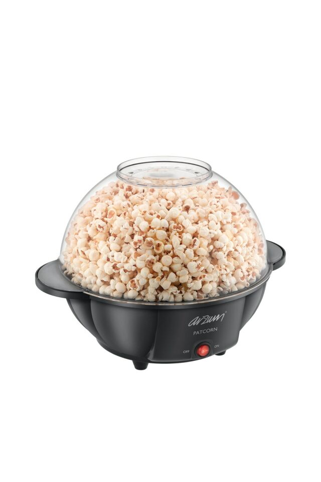 Patcorn Popcorn Machine - Black