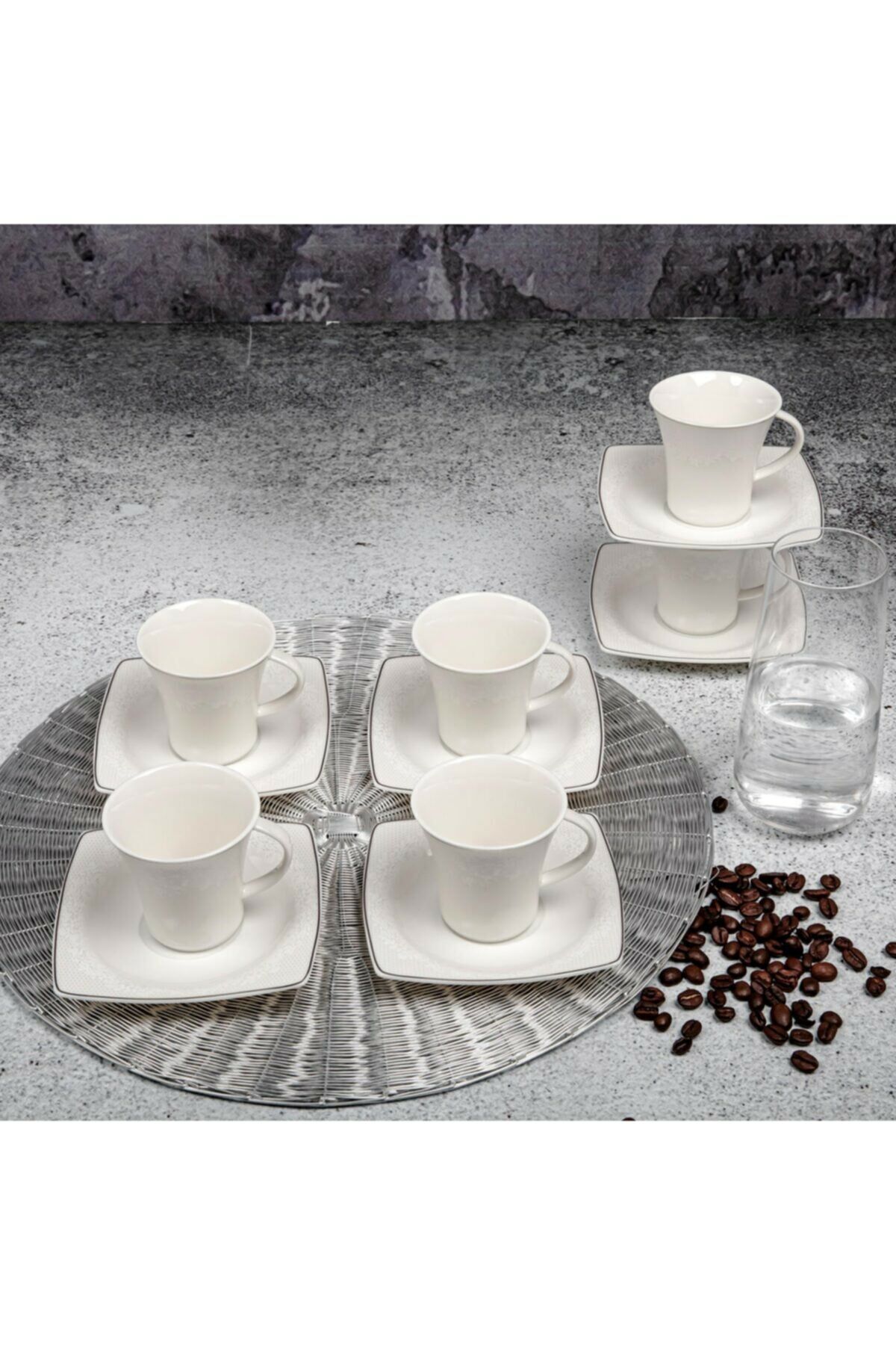 Güral Caroline Turkish Coffee Set 5498