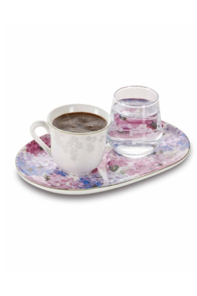 2 Sets of Turkish Coffee Cups and Glasses