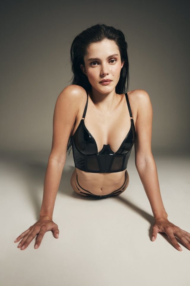 Black Brigitte Bustier
