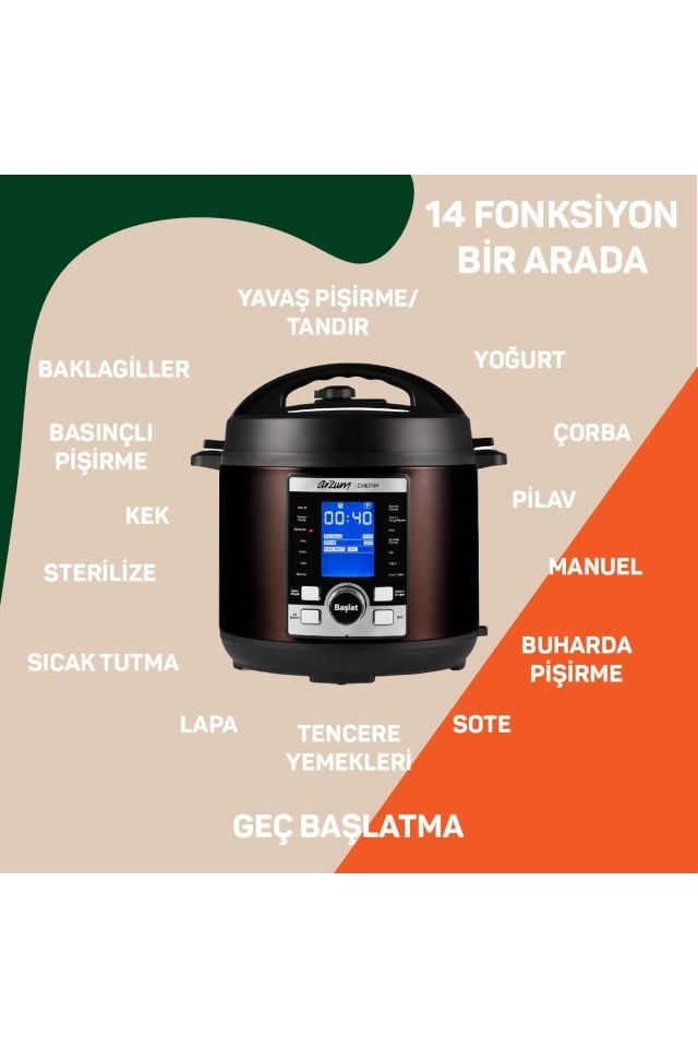 Chefim Çok Amaçlı Basınçlı Pişirici