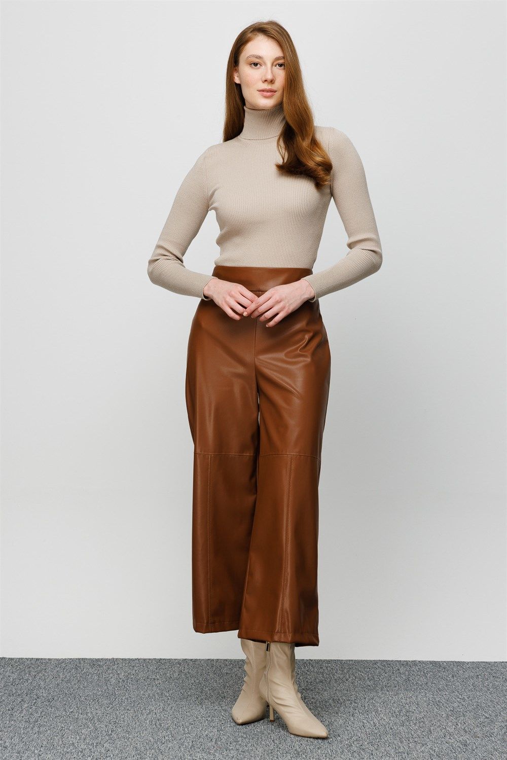 Ghisa Leather Pants TABA