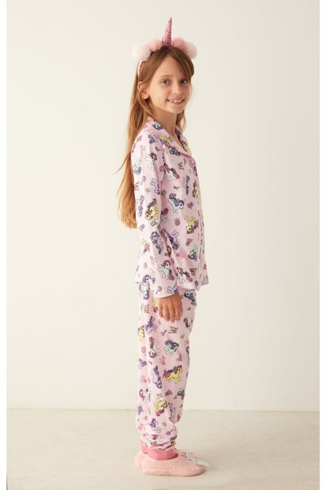 Pembe G.lic Pony Pijama Takımı