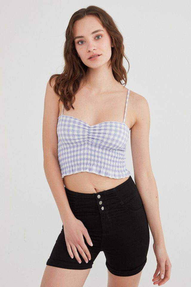 Smocked Gingham Atlet