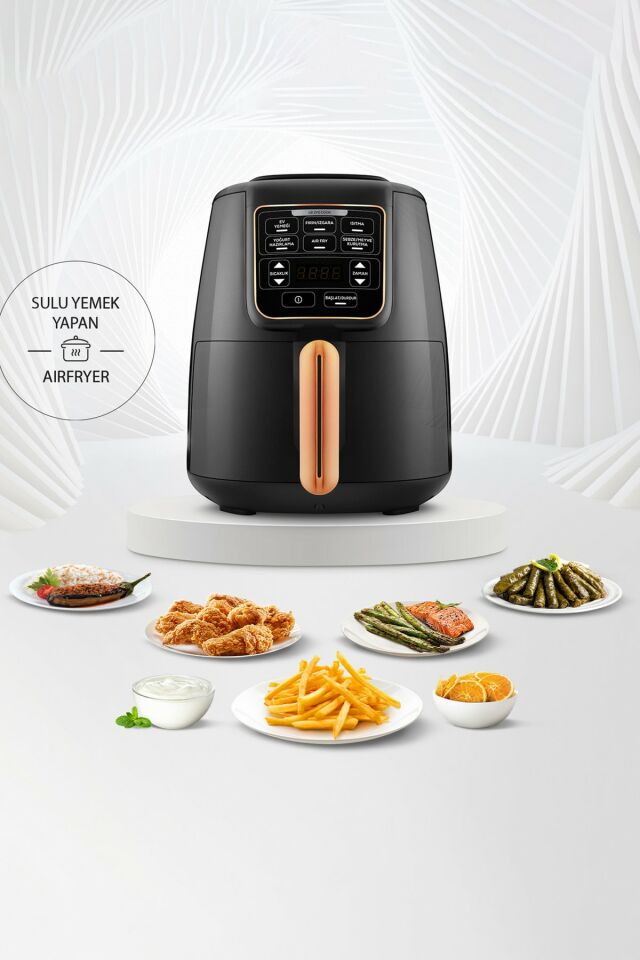 Air Pro Cook Xl 2 in 1 Konuşan Airfryer Black Cooper
