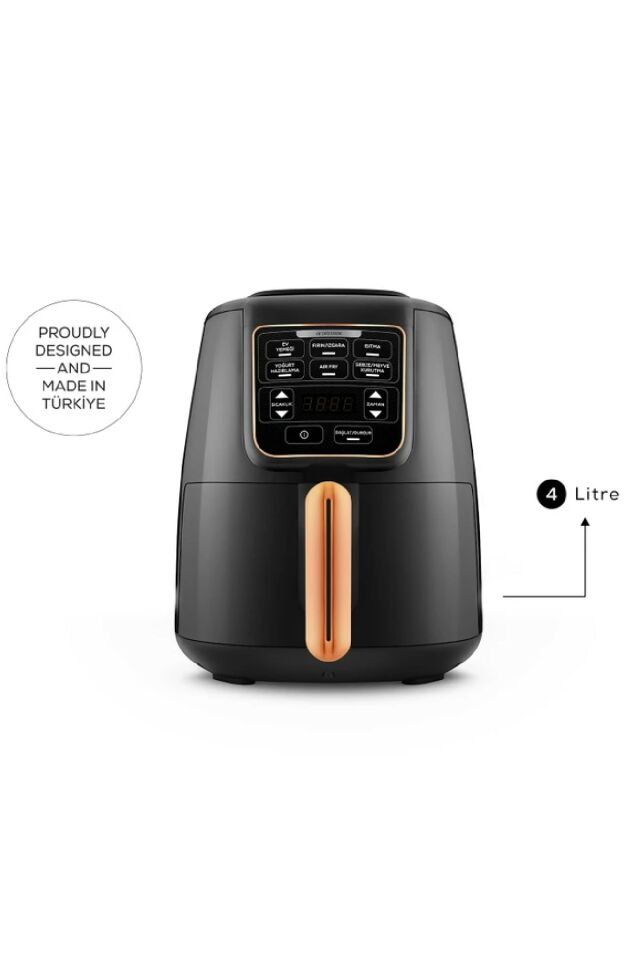Air Pro Cook Xl 2 in 1 Konuşan Airfryer Black Cooper