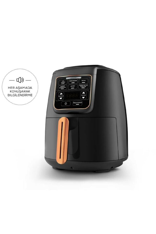 Air Pro Cook Xl 2 in 1 Konuşan Airfryer Black Cooper