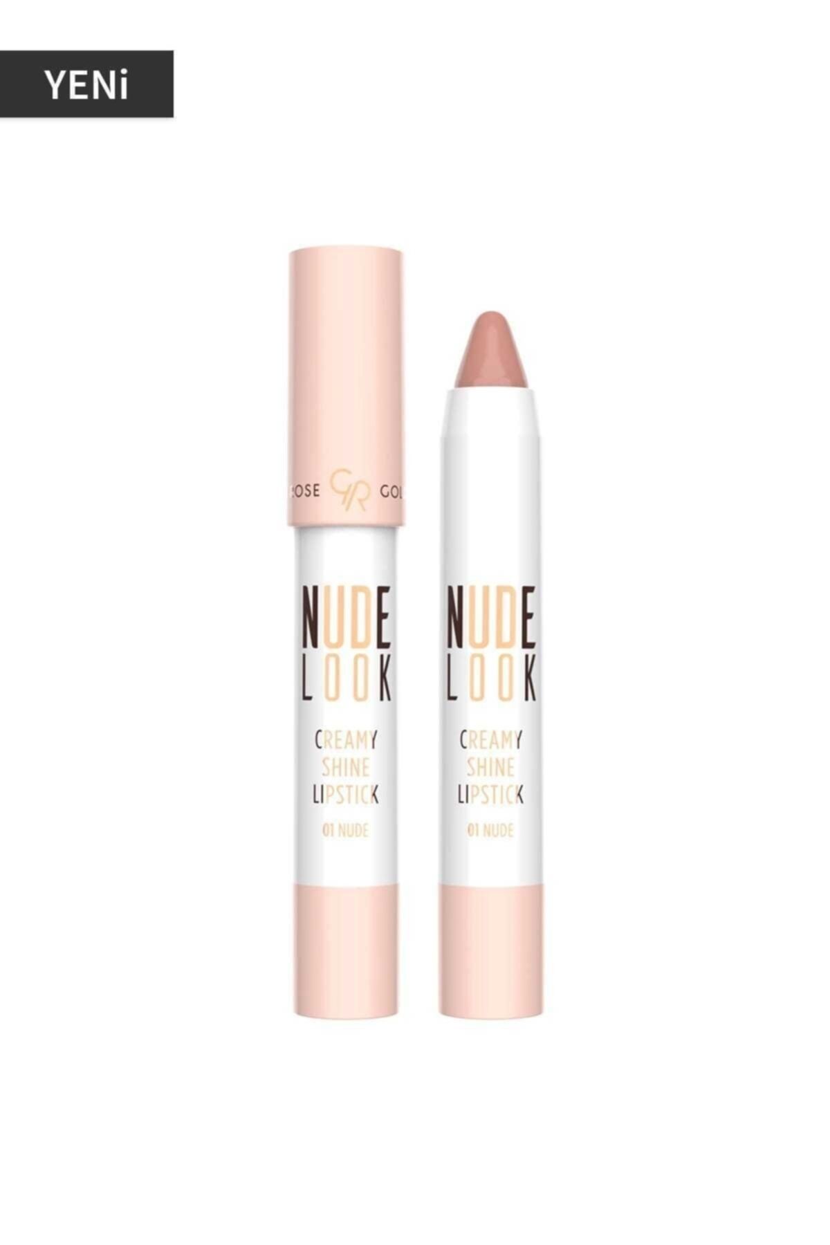 Kremsi Işıltılı Ruj - Nude Look Creamy Shine Lips No:01 Nude