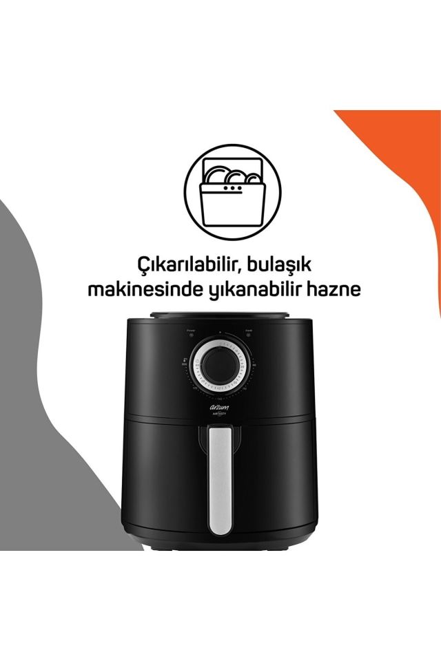 Airtasty Air Fryer Hot Air Fryer - Silver