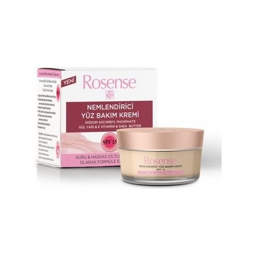 Rosense Nemlendirici Yüz Bakım Kremi Kuru&Hassas Ciltler 50Ml
