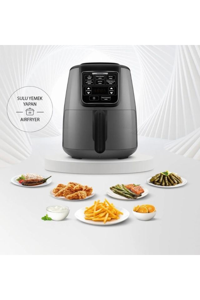 Air Pro Cook Xl 2 in 1 Airfryer Space Grey