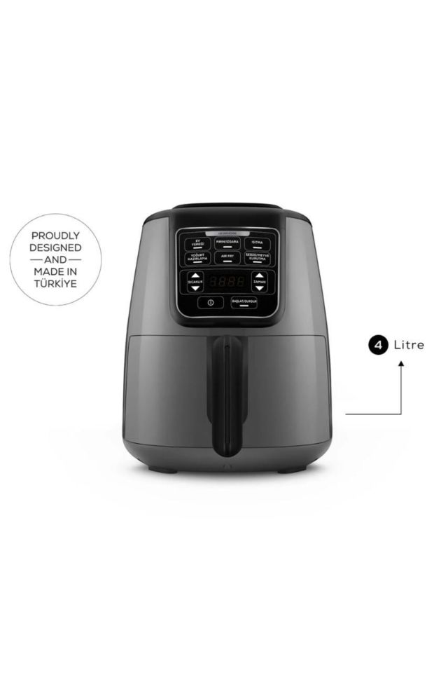 Air Pro Cook Xl 2 in 1 Airfryer Space Grey