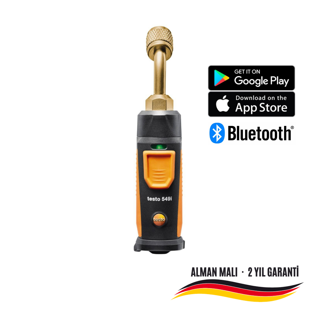 Testo 549i - Akıllı Telefon Ile Yönetilebilen Yüksek Basınç Ölçüm Cihazı