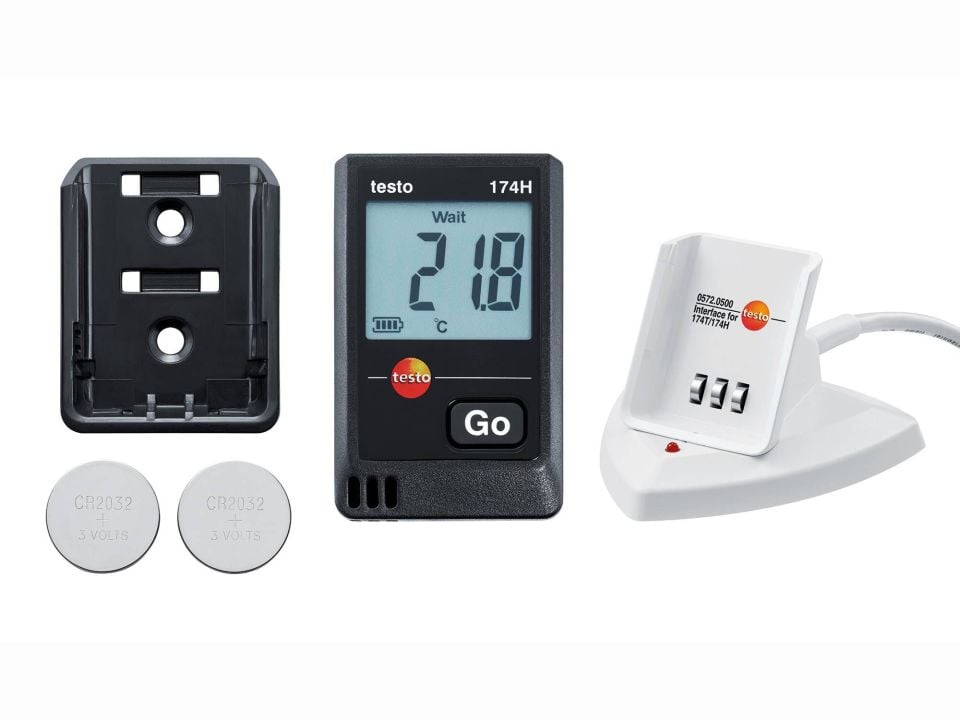 Testo 174H Datalogger Seti (Nem Ve Sıcaklık Kaydedici)